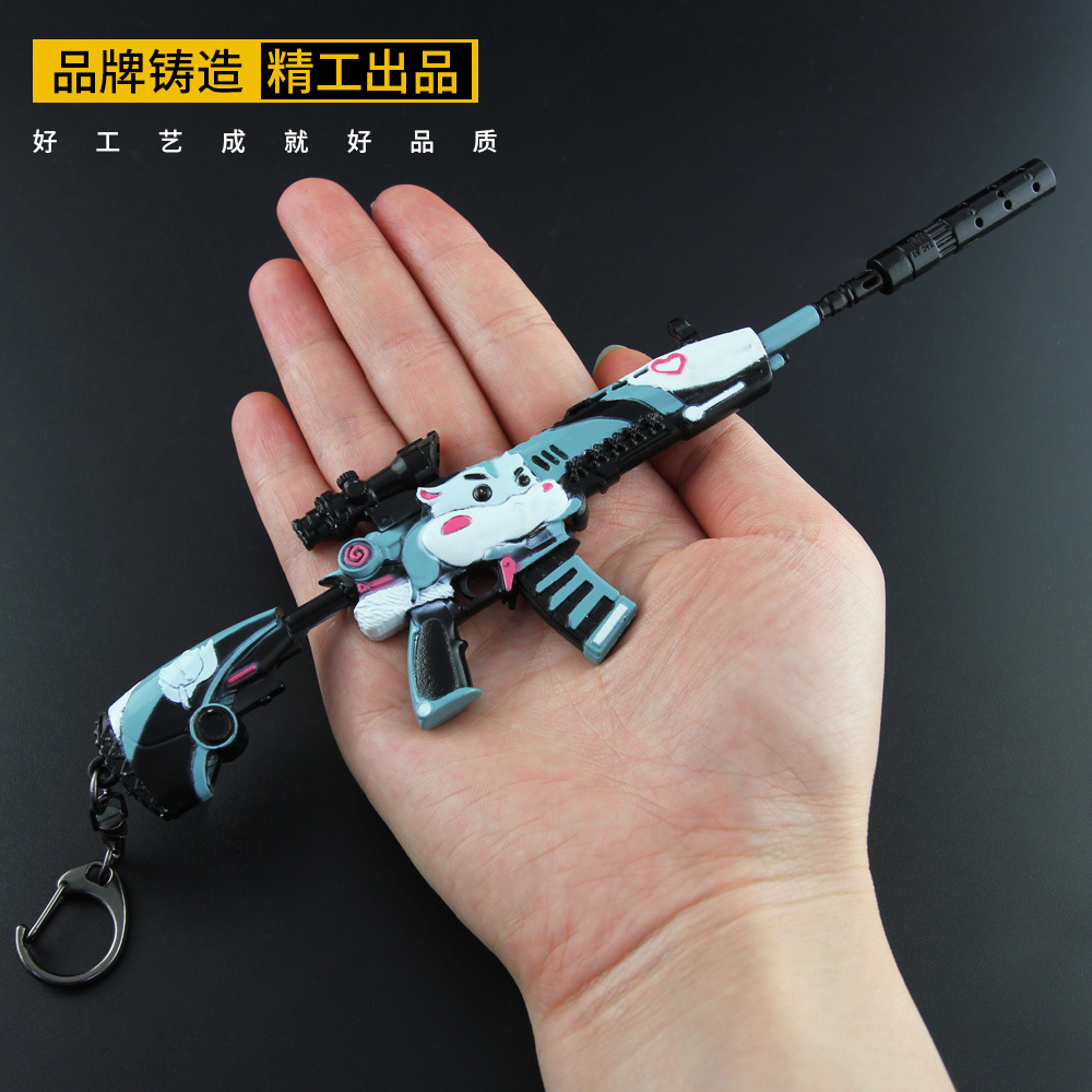 [Hot] Mô hình M416 Hamster cực chất móc khóa PUBG trưng bày pupg