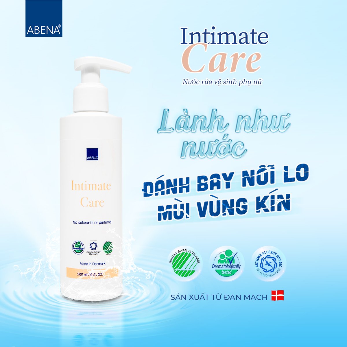 Nước rửa vệ sinh phụ nữ Abena