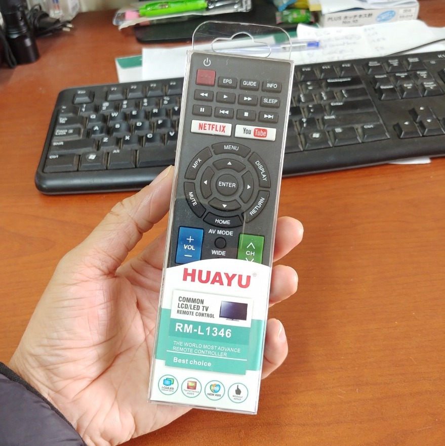 Điều khiển TV SHARP Smart mới (Hộp Huayu zin)