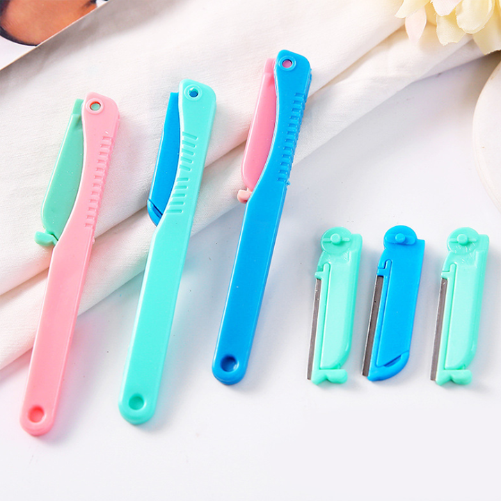Bộ Dao Cạo, Tỉa Lông Mày Tóc Mái 2 Lưỡi Ailin