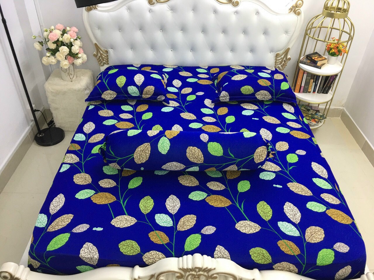 [HCM]Bộ Drap Thun Hàn Quốc mát lạnh 1M8 X 2M { 4 món }