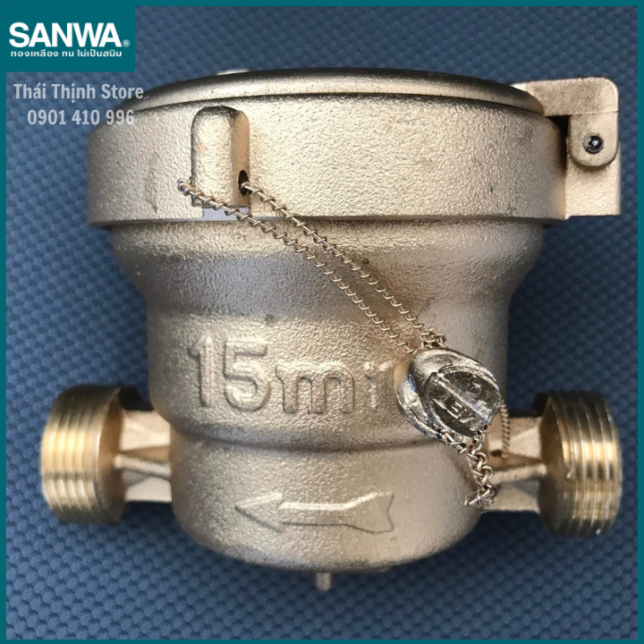 Đồng hồ nước SANWA Thái Lan SV15 phi 21mm - Thái Thịnh Store