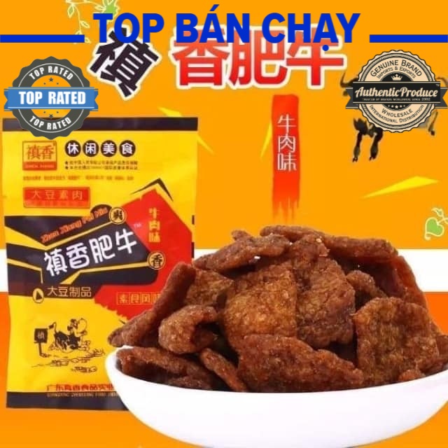 [sale - hot] 1 bịch 20 gói thịt hổ chay cay cay (gói 45gr)