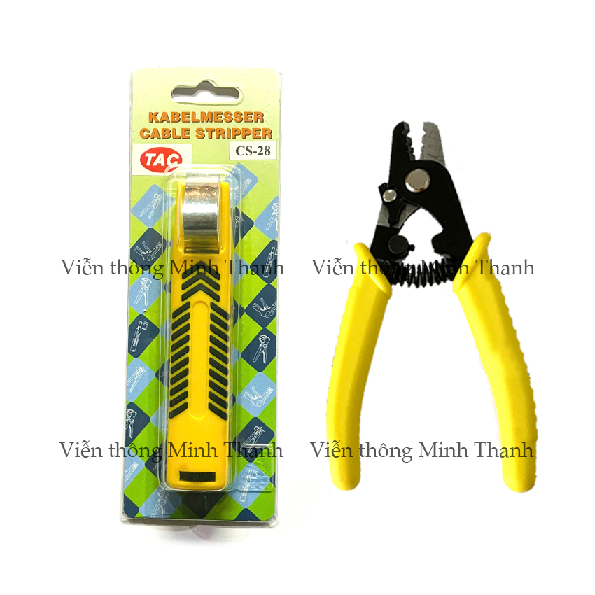 Dao rọc cáp quang và Kìm tuốt 3 lỗ