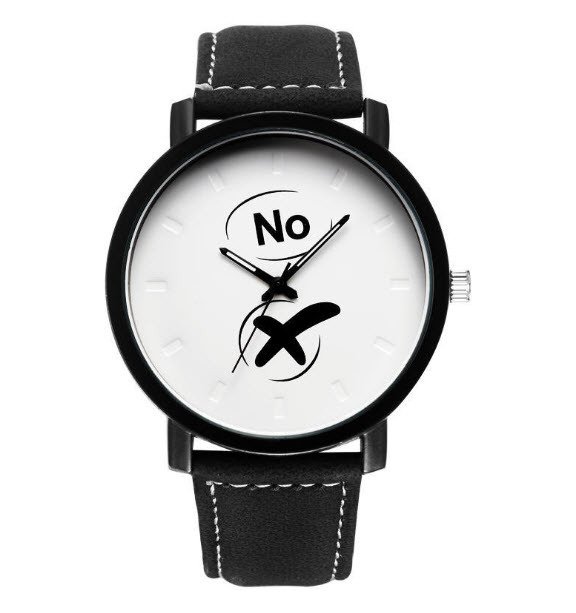 (Extra gift 1 tablets battery worth 20K) clock male sport motifs letters yes, no