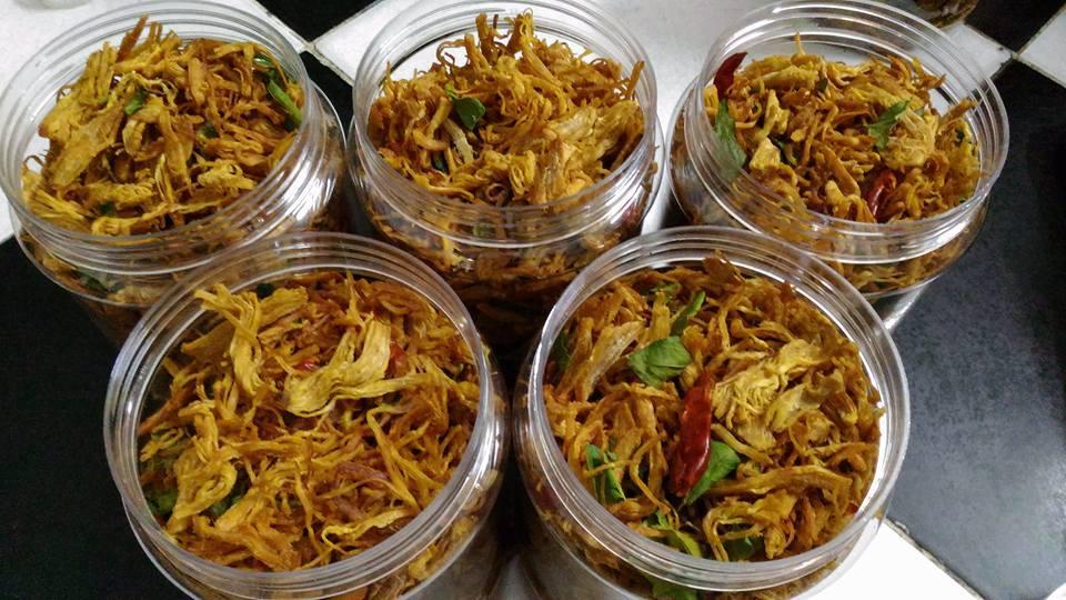Khô gà lá chanh cay MM- 500GR
