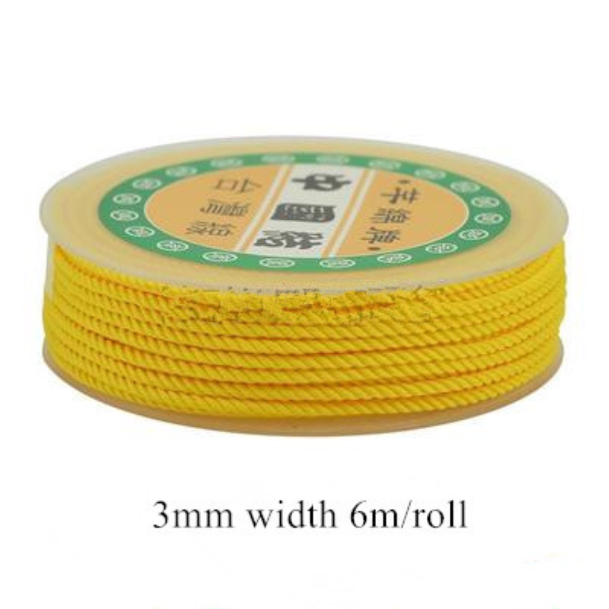 YD】 1roll Round Waxed Cord 2mm/3mm Thread String Strap Necklace Rope Beads  For Making Bracelet
