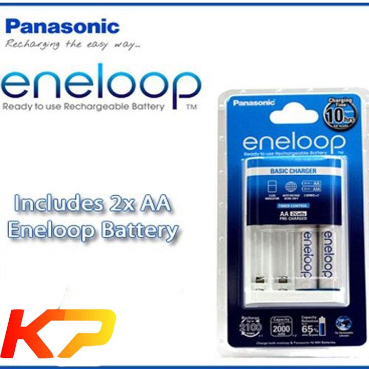 [HCM]Bộ Sạc ENELOOP PANASONIC KÈM 2 PIN AA 2000mah ENELOOP