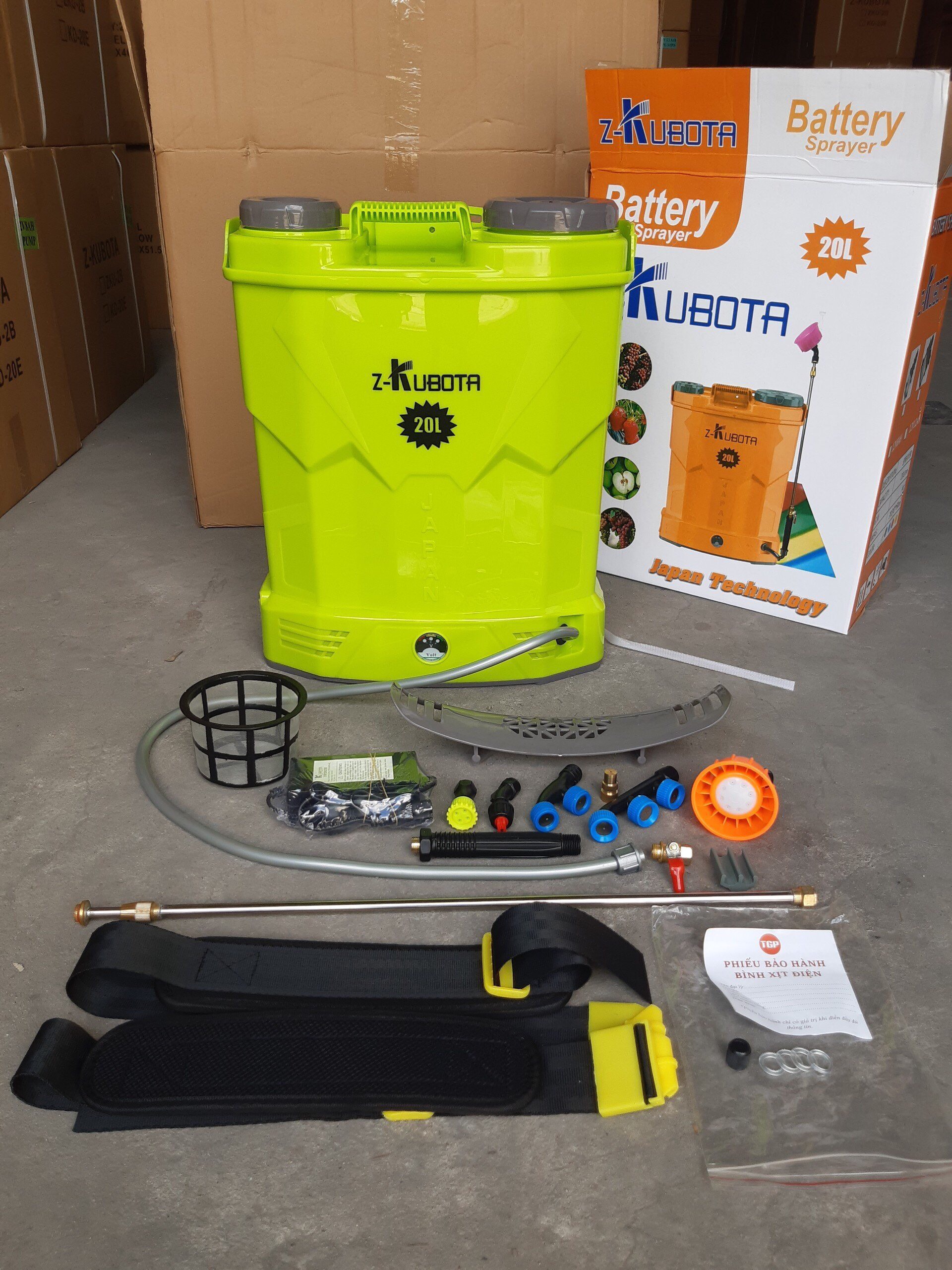 Bình xịt điện 20 lít z- kubota