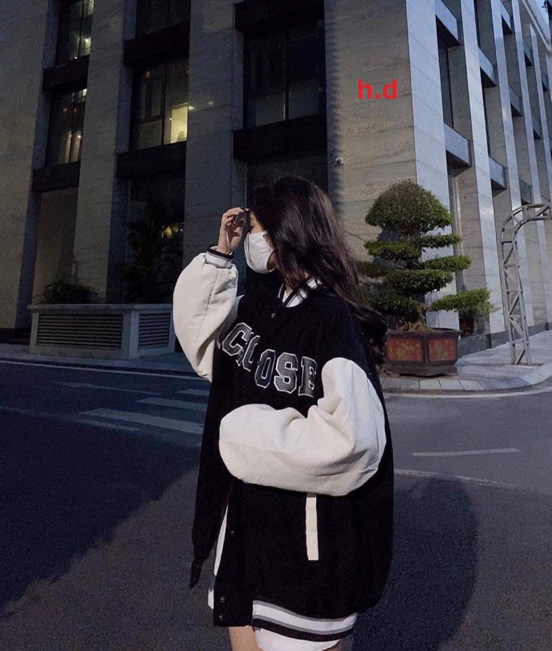 [ Siêu Hót ] Áo bomber tay trắng OSE HD01 [ Cam kết 100%  đúng mẫu ]