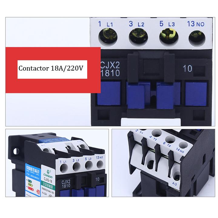 KHỞI ĐỘNG TỪ CONTACTOR 18A/220V