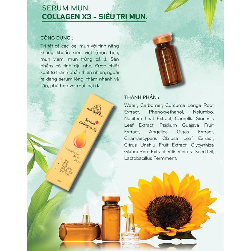 Serum Nám Collagen X3 Chính Hãng
