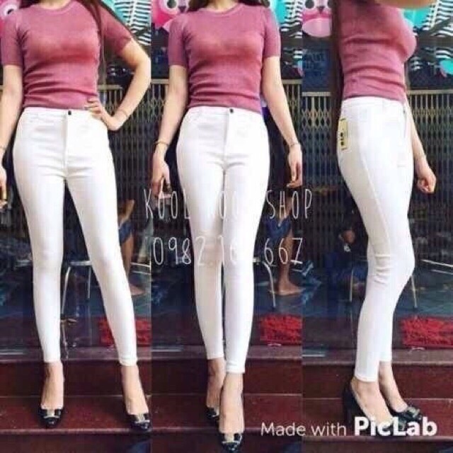 [HCM]Quần ôm kaki muối tiêu ( size 40-60kg)