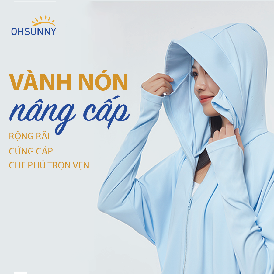 Áo chống nắng nữ OHSUNNY Batwing UPF50+++