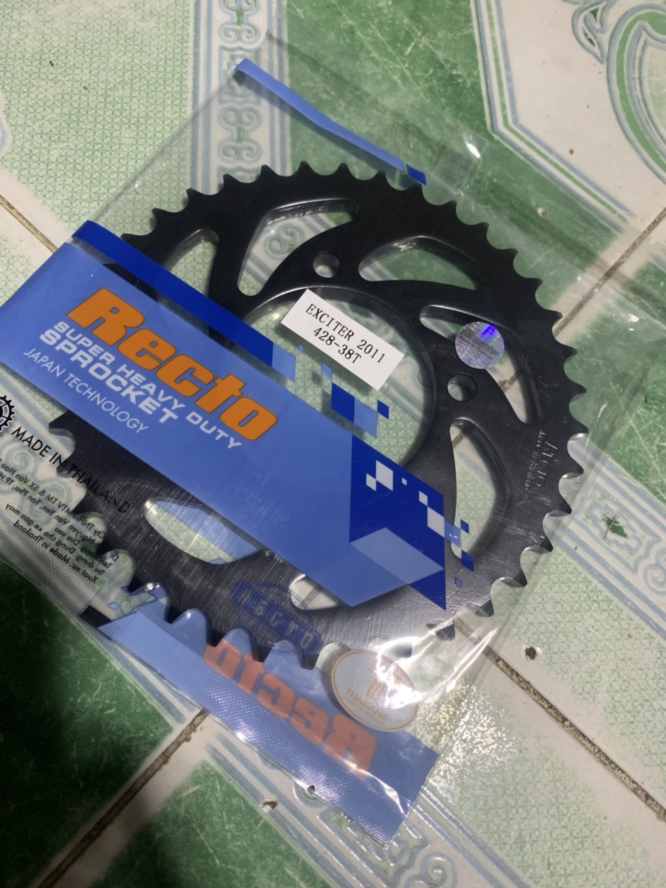 Dĩa 38T xe exciter 135 hiệu recto