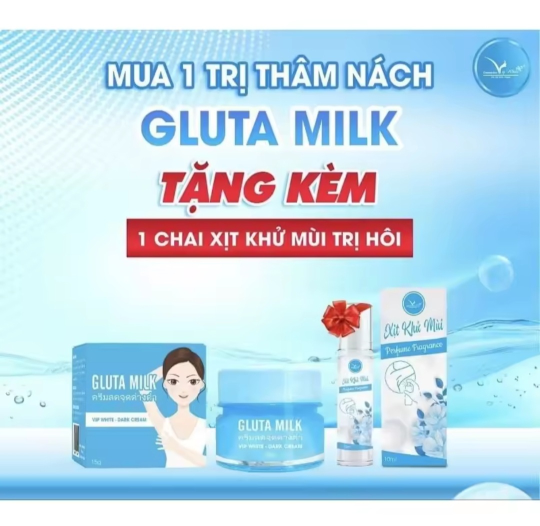 Kem Thâm Nách Gluta Milk Chính Hãng [Mua 1 Tặng 1]