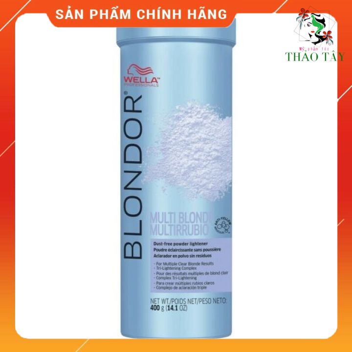 Bột tẩy tóc wella blondor multi blonde powder 400ml