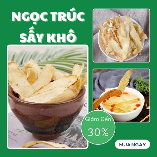 Ngọc trúc sấy khô túi lớn 500g - Thảo Dược Tấn Phát - Tốt cho hệ tiêu hóa và tim mạch
