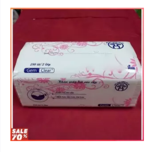 Combo 5 Bịch Giấy Rút Loại 300 Tờ/ 2 Lớp