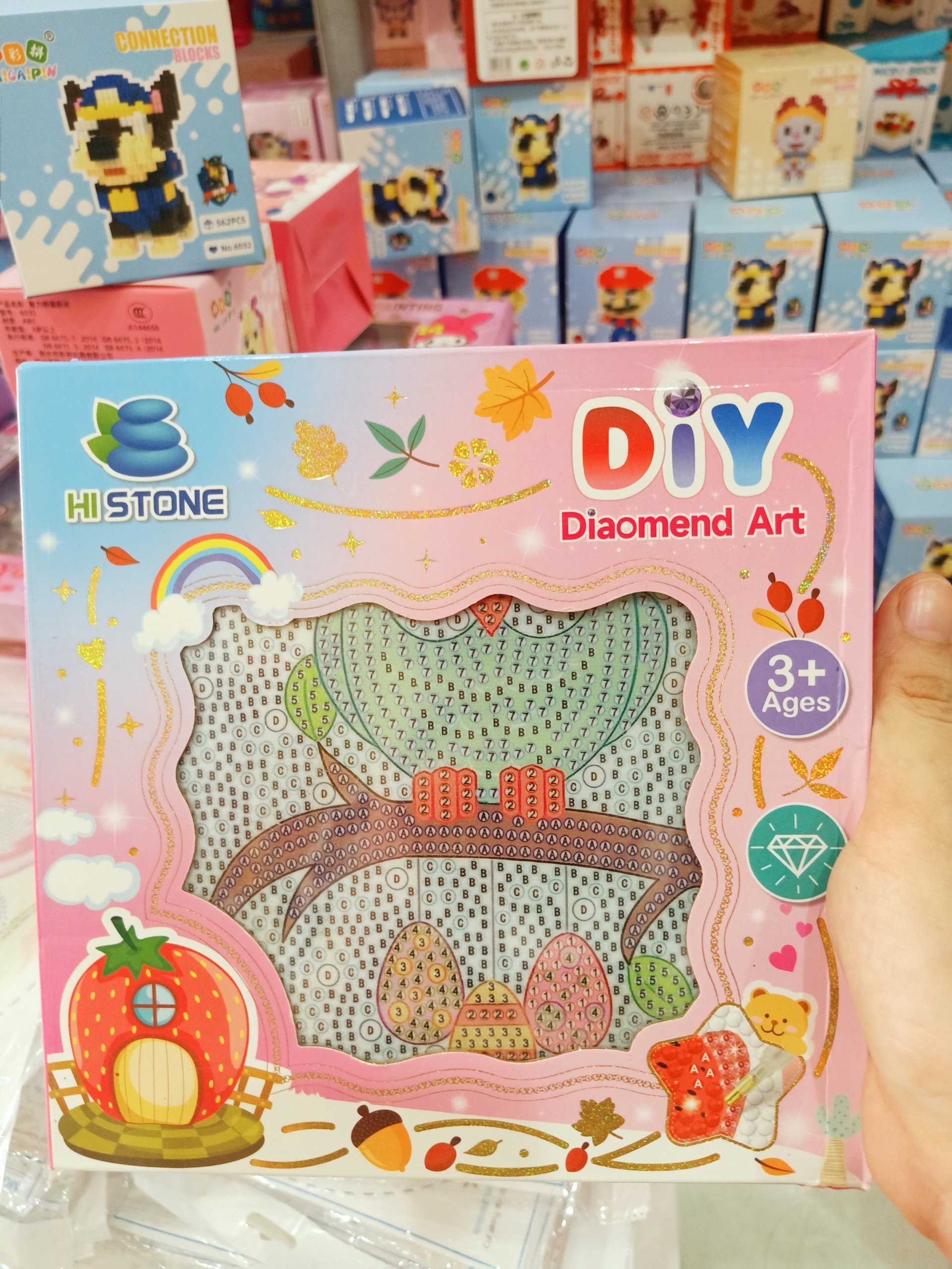Tranh đính đá cao cấp DOREMON- KT: 40x40Cm (Tranh chưa đính có đầy đủ dụng cụ)