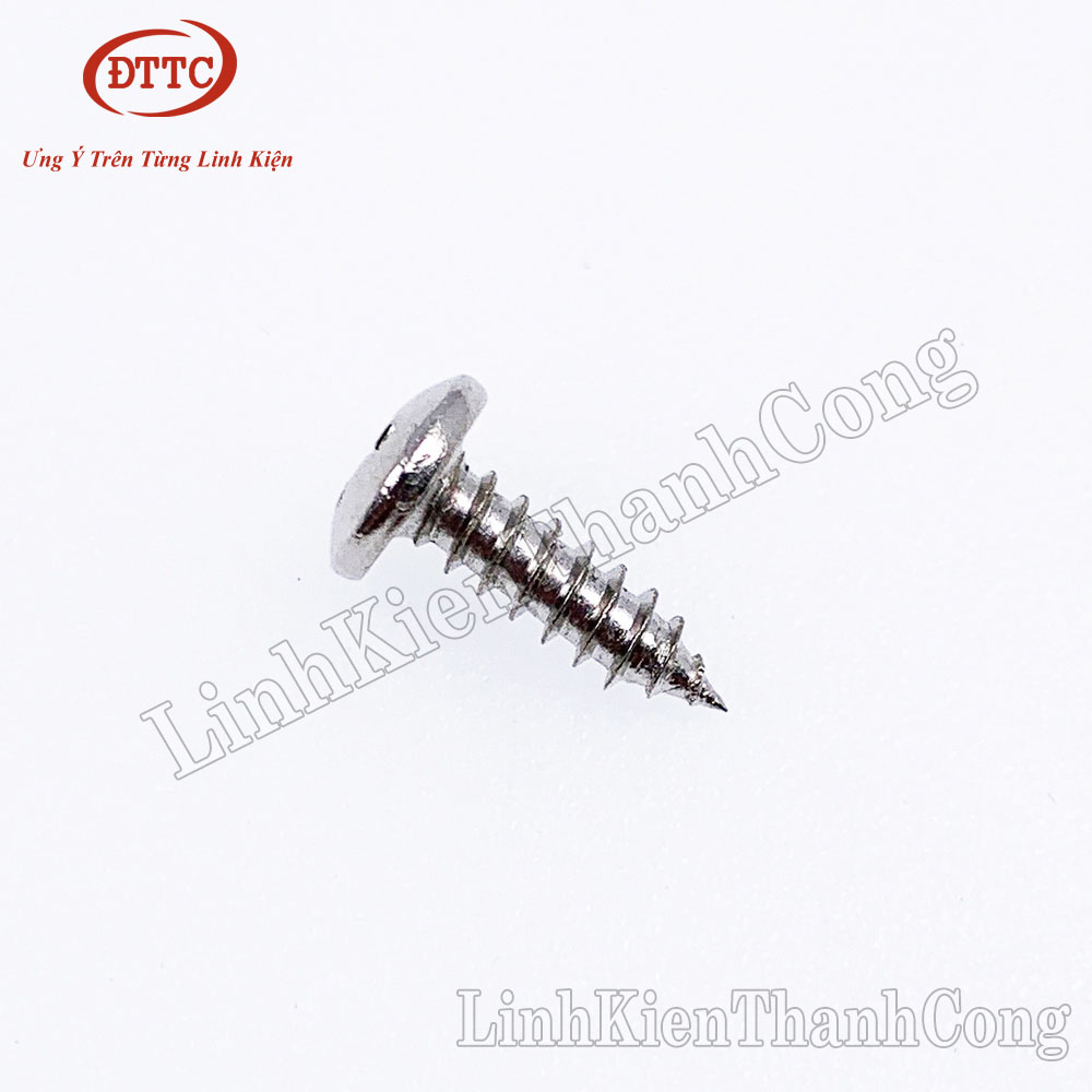 Vít M3 Mũ Lồi 8mm 10mm 12mm (Gói 100 chiếc)