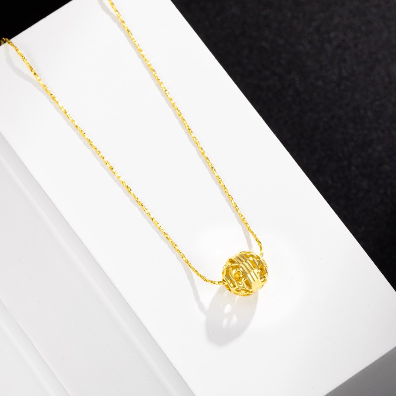 [HCM]Dây Chuyền Nữ Vàng 18k dây chuyền vàng non 18k cao cấp thiết kế sang trọng thời trang Trang sức GADO DML093 - Đeo Đi Tiệc Đi Chơi Làm Công Sở Cực Sang Chảnh Và Quý Phái