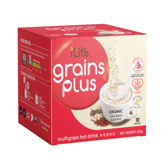 Sữa hạt dinh dưỡng - iLite Grainplus sữa tách béo - GI thấp - ít đường - Chính Hãng từ Singapore thumbnail