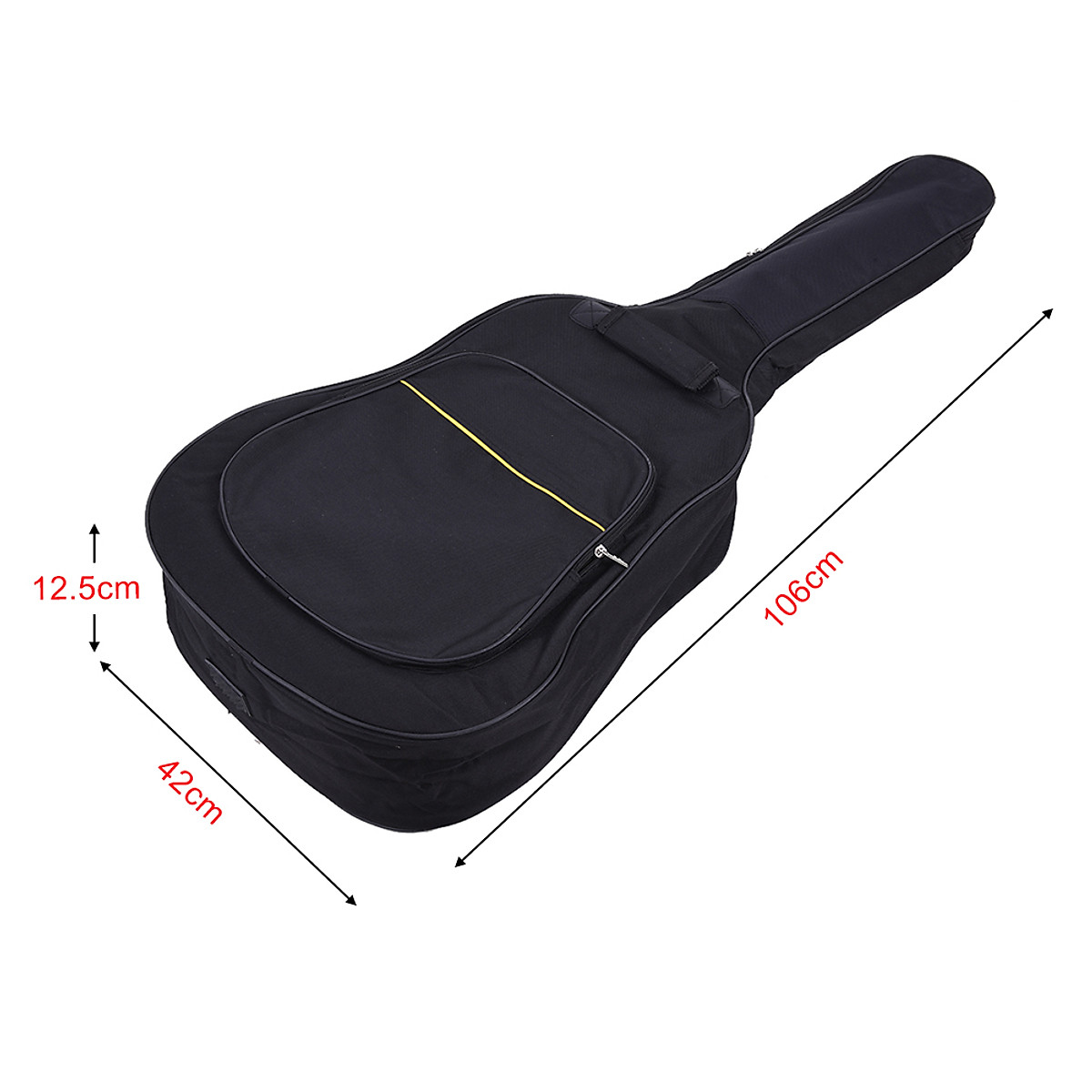 Bao đàn Guitar 3 lớp vải dù dày 6mm