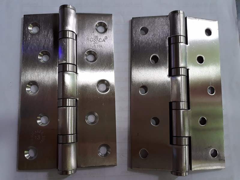 [HCM]BẢN LỀ CỬA INOX 304 125x75x3mm