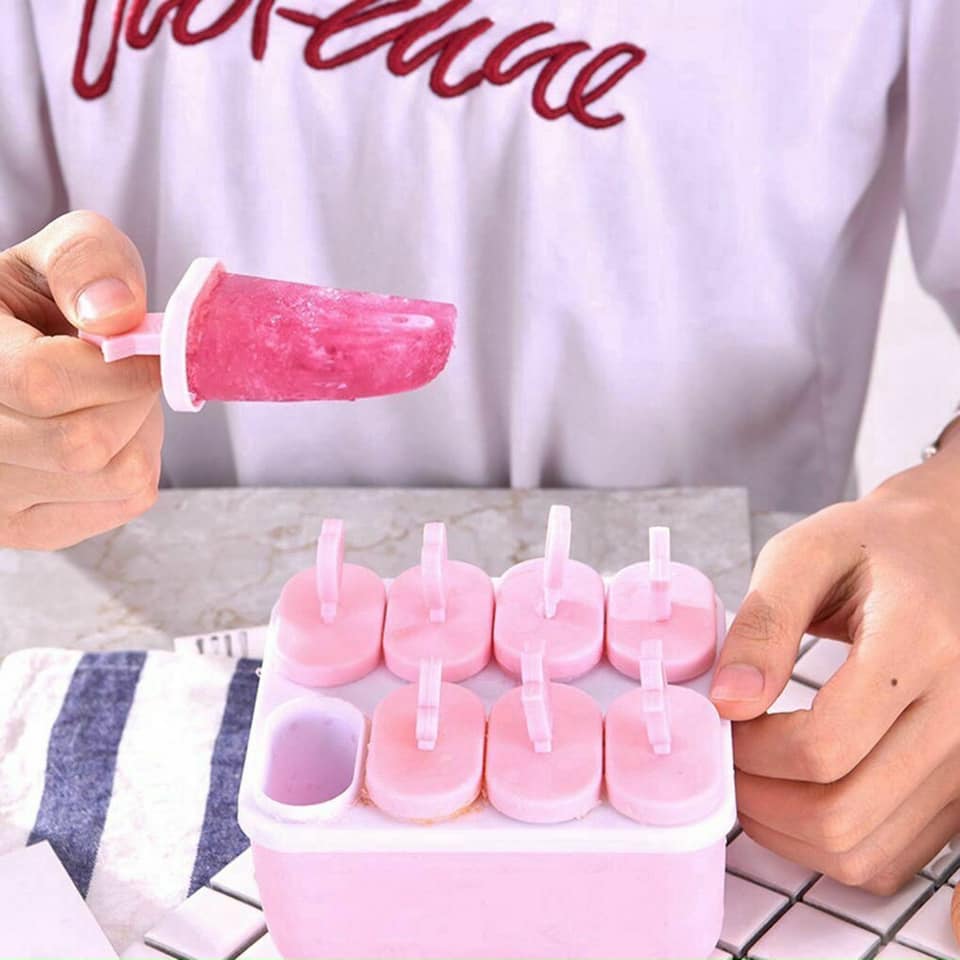 Bộ khuôn làm kem 8 cái