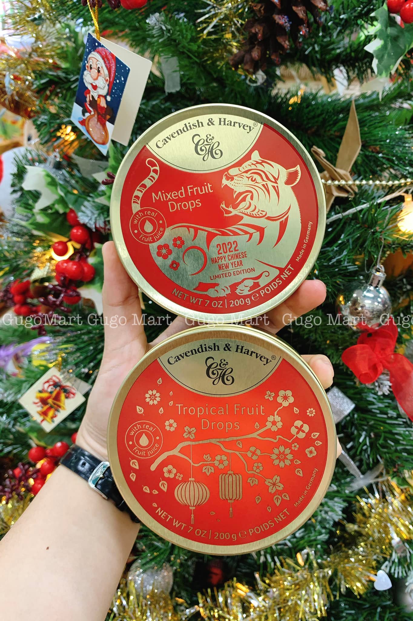 (20 vị) Kẹo trái cây Cavendish & Harvey hộp 200gr Đức