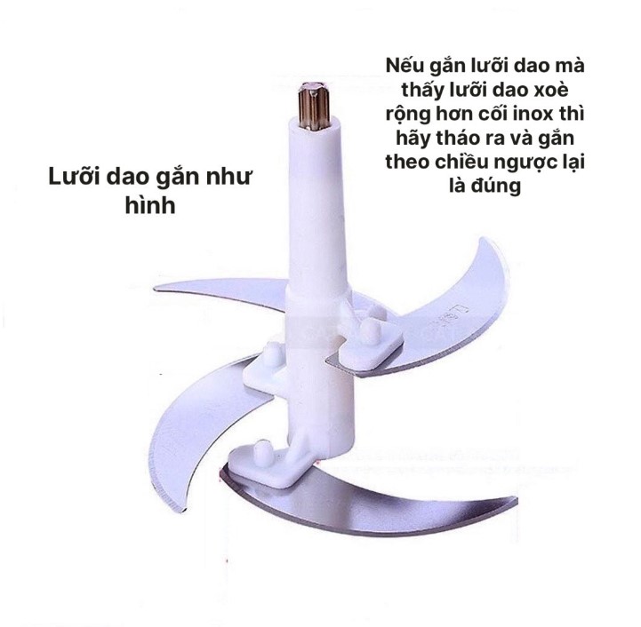 MÁY XAY THỊT ĐA NĂNG INOX 4 LƯỠI SIÊU BỀN
