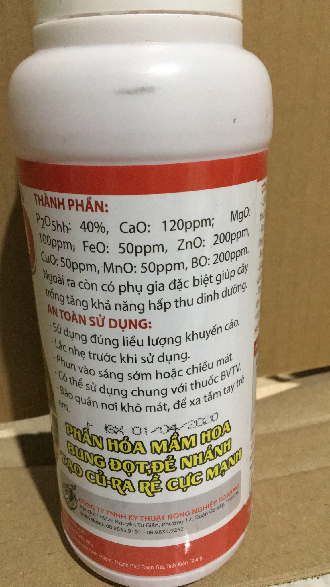 Lân Đỏ 40 phần trăm lọ 500ml