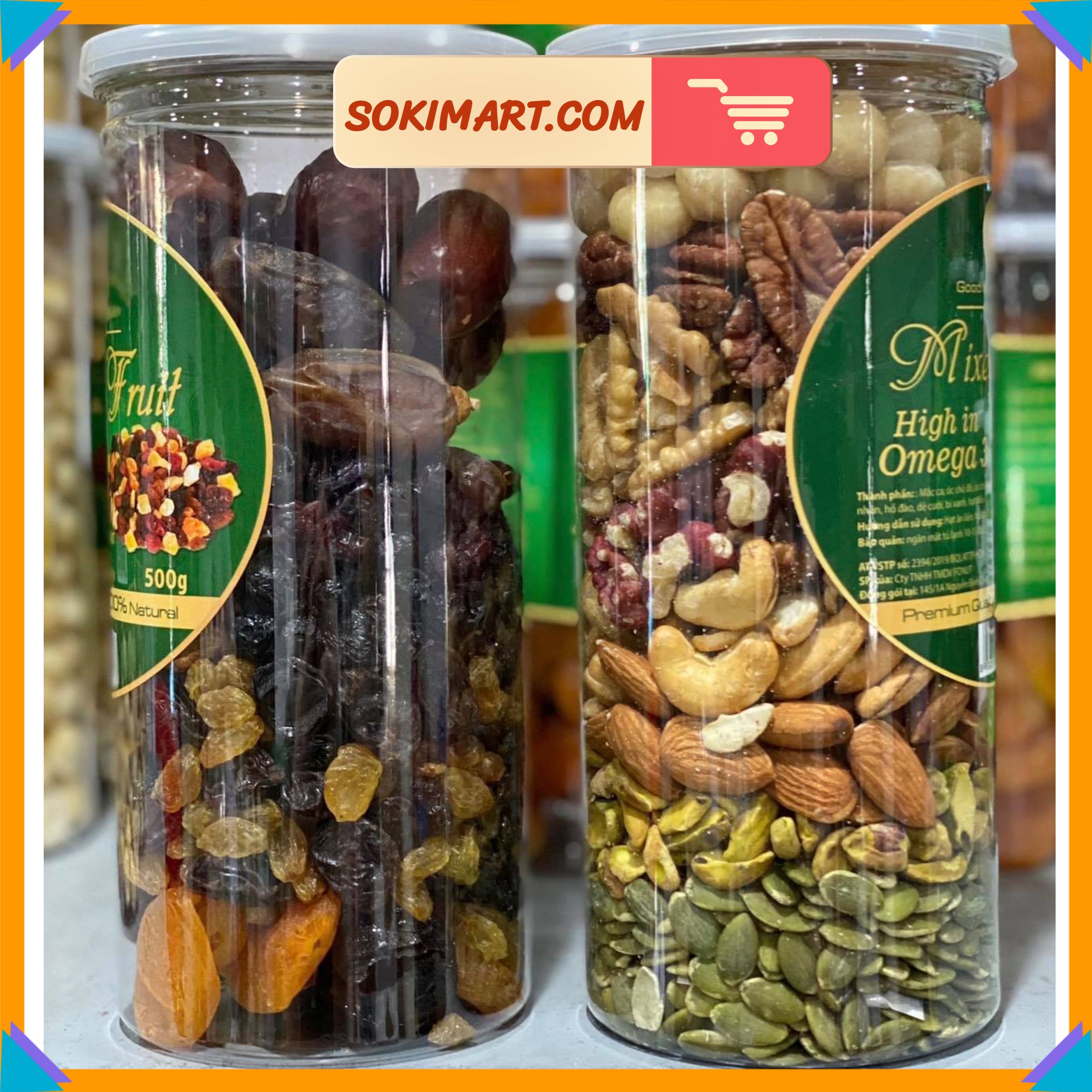 Mix nhân 8 loại hạt dinh dưỡng - 500g