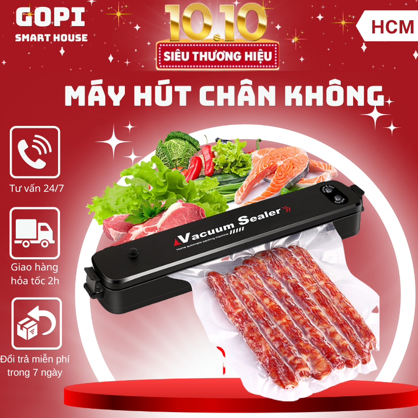 Máy hút chân không thực phẩm, may ep hut chan khong - Máy Hút Chân Không Bảo Quản Thực Phẩm Vacuum Sealer Z +Máy Hút Chân Không Bảo Quản Thực Phẩm Vacuum Sealer Z