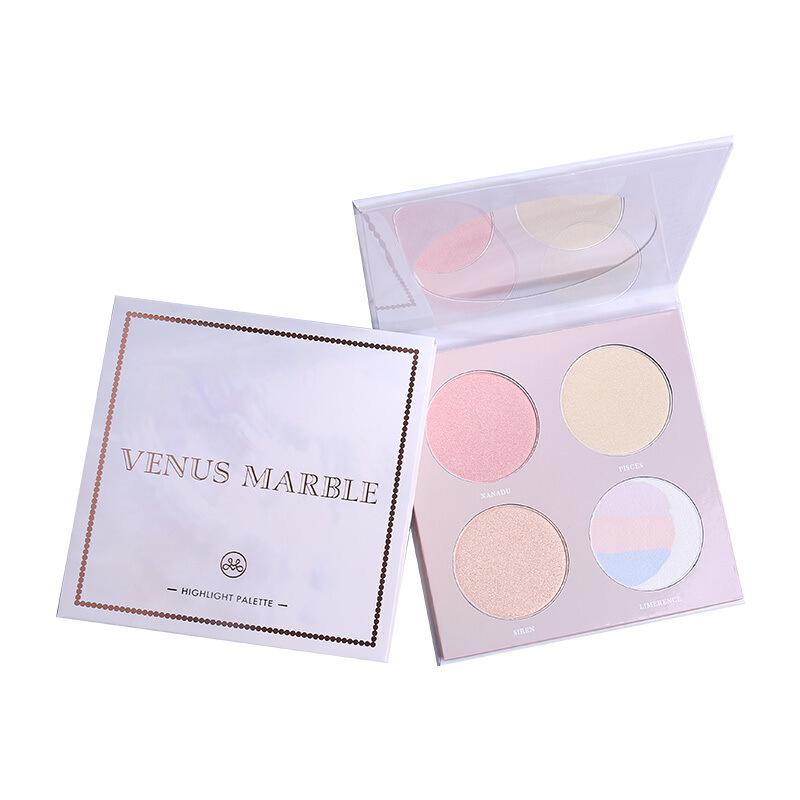 Bảng phấn bắt sáng 4 ô thần thánh Venus Marble