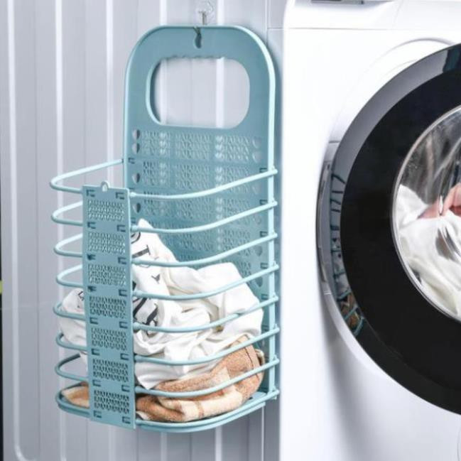 [CHỊU LỰC TỐT] - GIỎ ĐỰNG ĐỒ GẤP GỌN TREO HÔNG MÁY GIẶT SIÊU TIỆN LỢI - GIỎ ĐỰNG ĐỒ TREO TƯỜNG ĐA NĂNG CÓ THỂ GẤP GỌN - SẮP XẾP KHÔNG GIAN GỌN GÀNG