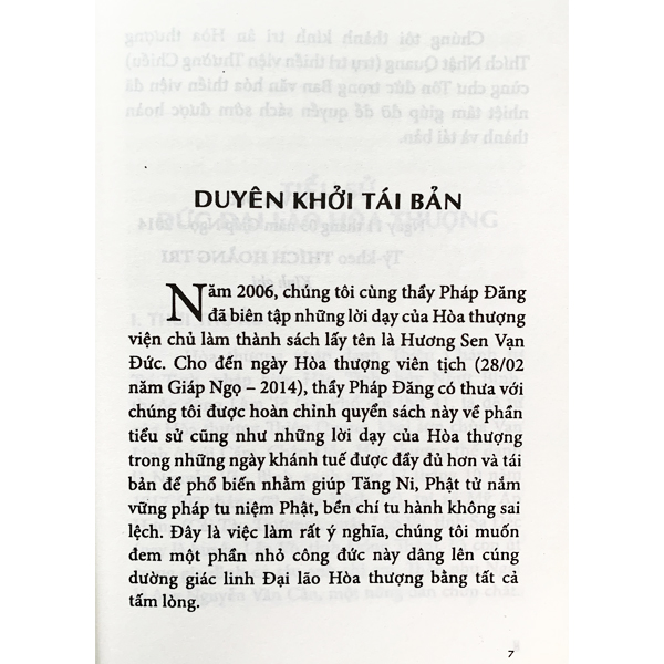 Hương Sen Vạn Đức - Thích Trí Tịnh