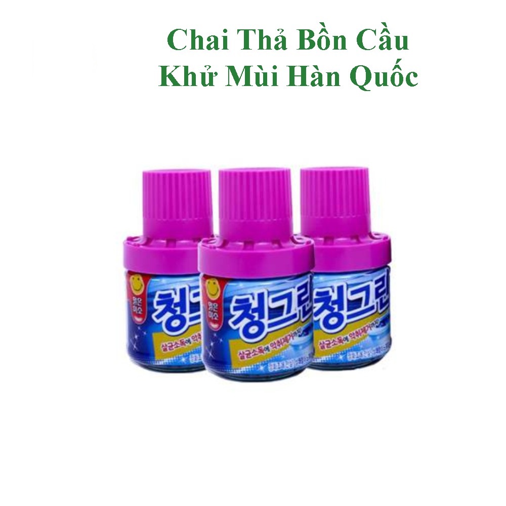 Chai sáp thơm thả bồn cầu diệt khuẩn khử mùi tạo hương Loại xuất Hàn