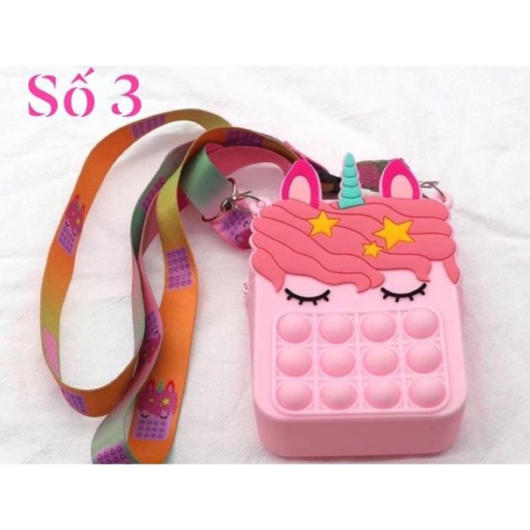 [FREESHIP] Túi Pop It Silicon Đeo Chéo Cho Bé Siêu Hot