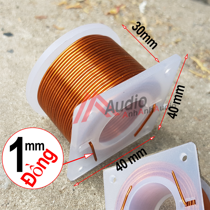 Cuộn cảm 0.4 henry dây đồng 1mm   giá 01 cái