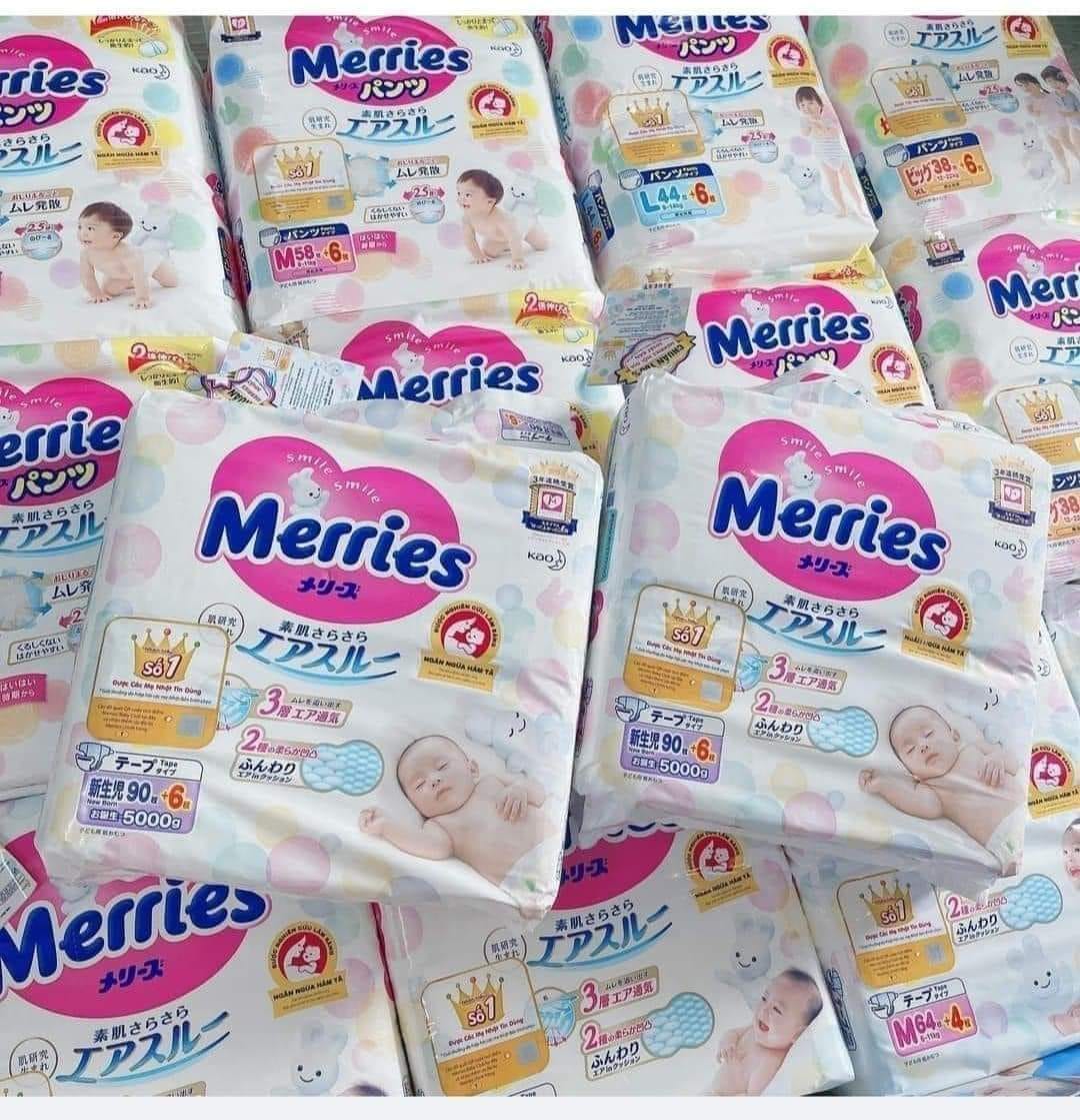 Bỉm Merries Nhật Bản