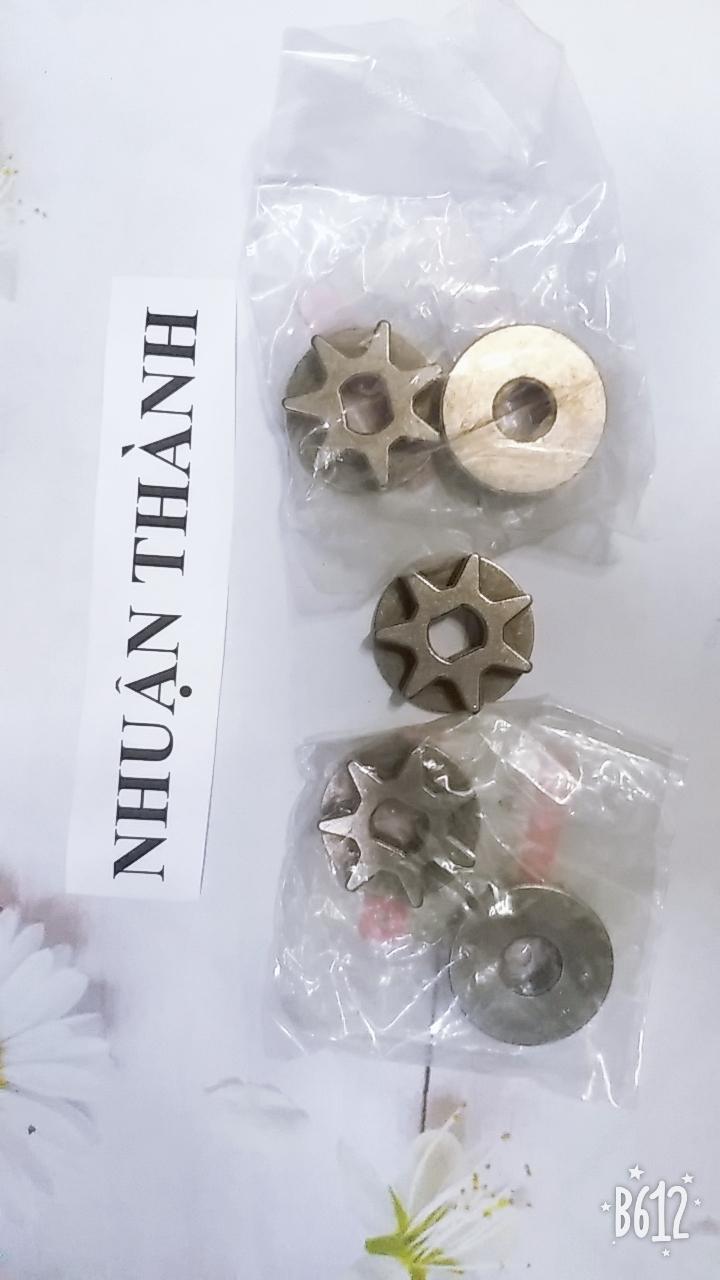 Bánh răng (nhông) máy cưa xích điện 5016/6018/405 7 cánh (9x12mm)