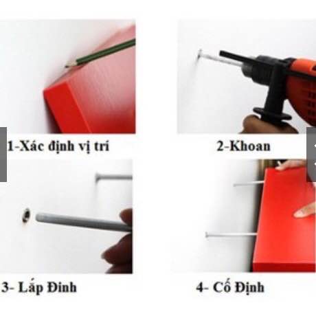 Kệ sách treo tường 80cm-giá xưởng