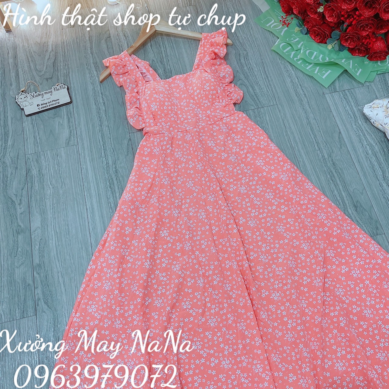 Maxi hoa nhí cánh tiên có mút ngực (hình thật + video)