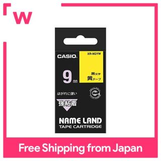 Băng Dính Nhãn Casio XR-9GYW Nameland 9Mm Màu Vàng thumbnail