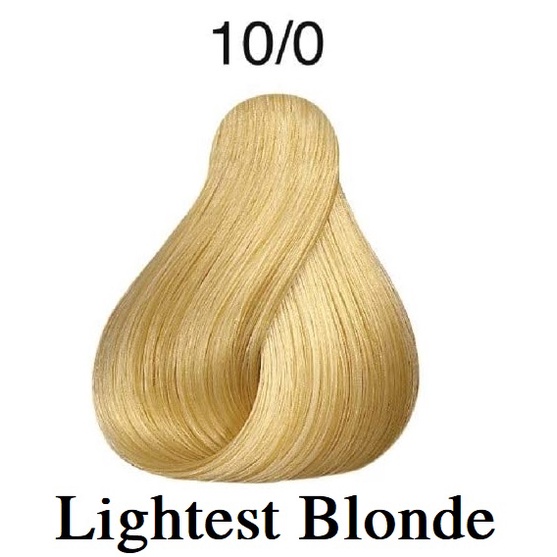 Thuốc nhuộm tóc màu vàng rất sáng 10.0 lightest blonde hair dye cream