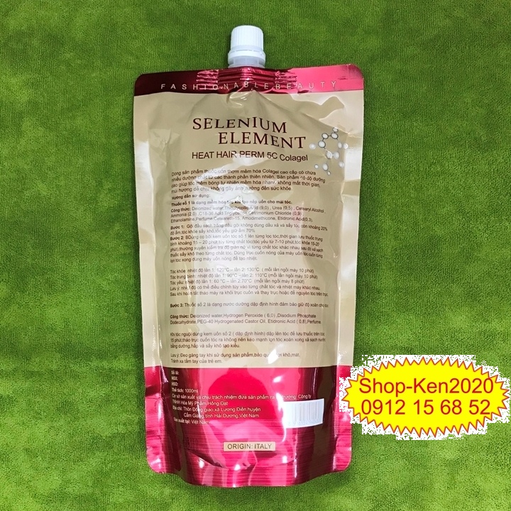 Uốn duỗi tóc 5C Colagel Makayry 1000ml x2 (1-2) (A-B)