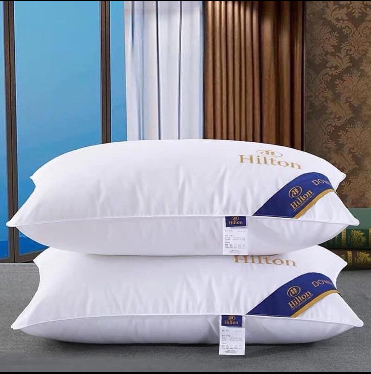 Bộ 2 Ruột Gối hilton Cao Cấp Chuẩn 5 sao