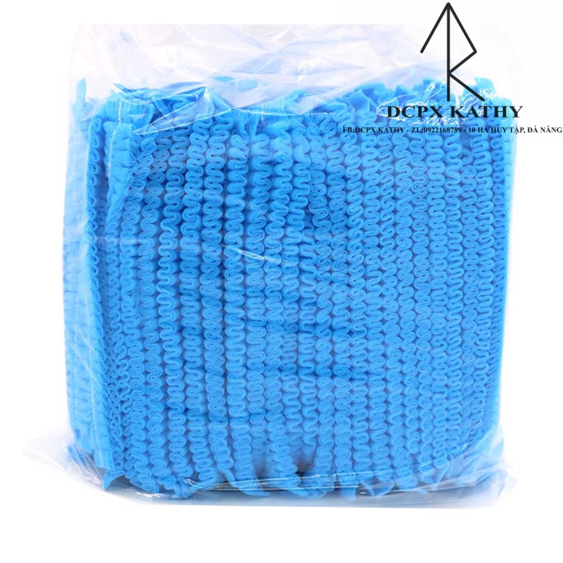 Mũ trùm đầu y tế con sâu( bịch 100c)